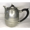 SA UNION !! Vintage Victorian Style Pewter Coffe Pot - Excalibur SA Union 170mm high