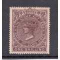 1864 Cape of Good Hope Stamp Act.  One Shilling. Used.