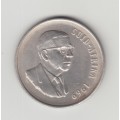 1969 South African Silve one Rand Coin