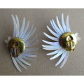 Lovely Stylish Vintage Evening Clip on Earrings. Large.