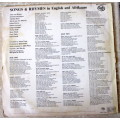 English and Afrikaans Nursery Rhymes. Clara Taub. 29 tracks. As per Photo.