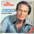 Ge Korsten, Jerusalem en ander treffers. 12 tracks  Good Condition.