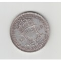 1928 South Africa Union Silver 2 1/2 Shilling