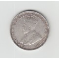 1914 British WEST AFRICA UK King George V Silver Shilling Coin