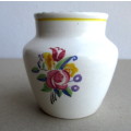 Poole Pottery 1940`s Floral Vase - Early Poole Pottery. 80mm high.
