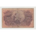 1914 Mozambique 20 Centavos Banknote