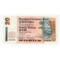 1994 Hong Kong Standard Chartered Bank Twenty Dollars Banknote. Uncirculated.