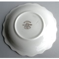 Vintage Regency Bone Chine Pin Dish. 115mm diam.