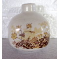 Small Ceramic Hand painted One Bud Vase.  80mm high.