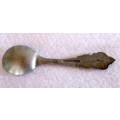 Vintage Pewter Norwegian Norge Viking, Tinn H.S Souvenir Spoon, Monogrammed. Collectors Item. 15cm.