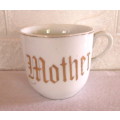 Large White Porcelain Mother Mug. 900mm high. No markings.