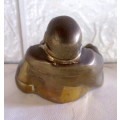 Brass Budha Figurene, 5cm high.