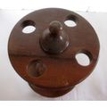 Vintage Wooden Pipe Stand, Holds 4 pipes.  170mmx 150mm.