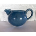 Vintage Bubblegum blue Ceramic Mild Jug, 75mm high.