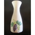 Vintage Ceramic Grape/Leaves Detail Wine Decanter Carafe. 1liter, 23 cm high.