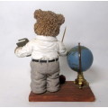 Vintage Windsor Bears Figurine World Class Teacher Mr Thomas Bear 1998. No 393/555.