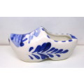 Vintage Delft Handpainted Holland Windmill Shoe Ash Tray. 110mm