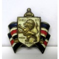 WW2 British War Relief Society Lapel Badge. 40x40mm. See decription.