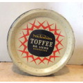 Vintage Vintage Mackintosh`s Toffee De Luxe Ad Litho Tin, England. 80mm high 130mm diameter.