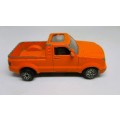 Motor Max 6073 Truck A Orange Pickup Truck With Sunroof. 1:64.