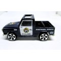 Vintage Die Cast Police Truck.  Realtoy car Made in China, 1/64