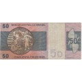 Brazil 50 Cruzeiros 1970 - 1980 Banknote
