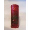 Chinese Fortune Sticks, 59 Wooden Sticks red tipped in tube depicting dragon. As per photo