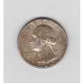1964 USA P Washington Silver Quarter Coin