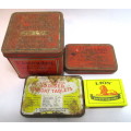 Lot of 3 Vintage Medical Tins. As per photo.