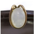 Vintage 60s Harrods London Satchel Handbag Women Brown Faux Leather Purse. 25cmx18cm.