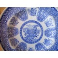 The Spode Blue Room Collection `Filigree` Dinner Plate. 230mm diameter.