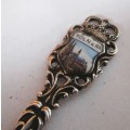 Souvenir Vintage Austrian EHJ 80 Continental Silver Collectible Spoon, KOHN a Rh. 9.5g