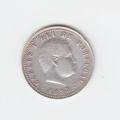 1895 Portugal Silver 100 Reis Coins