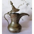 Antique Arabic Dallah Middle Eastern Coffee Tea Pot Unique.  200mm high.