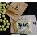 Lot of various vintage costume jewelry, from 50`s. Still with original packaging. No.4