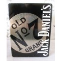 Jack Daniels Label Metal Tin. 28 x 20 x10cm Made in USA.