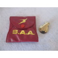 Vintage Travel Sewing Kit from SAA and Air France bottle opener.