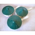 3 x Vintage Denby `Green Wheat` Individual Casserole / Soup bean by Albert Colledge