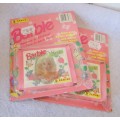 10 Packs Barbie Panini Album Stickers, 6 stickers in each pack, Sealed in two original holders.