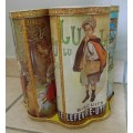 RARE Cookie tins by LU, Lefèvre-Utile. Vintage French biscuits container-tin, Kitchen Retro Vintage.