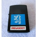 Vintage Peugeot lighter, Zippo style. As is.