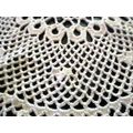 Handmade Crochet Lace Round Table Placemat/ Doilies. 40cm dia.