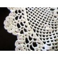 Handmade Crochet Lace Round Table Placemat/ Doilies. 40cm dia.