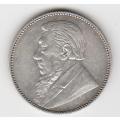 1897 South African Silver `ZAR` Shilling