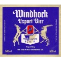 Vintage S.W.A. Windhoek Beer Bottle Labels. Lot of 3.