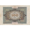 1920 100 marks Germany Banknote. As per scan.