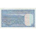 Rhodesia - 1 Dolar 1976 Banknote. As per scan.