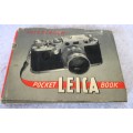 Vintage Kisselbach Pocket Leica Book, 1953. As per photo.