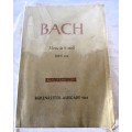Messe in h-moll, BWV 248, Klavierauszug BACH, Johann Sebastian Published 1955.p240