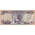 10 Dinars IRAQ 1980 Bank Note